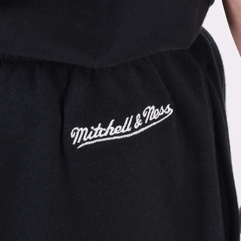 мужские черные брюки Mitchell and ness NBA Chicago Bulls Pants 507PCHIBULBLK - цена, описание, фото 7